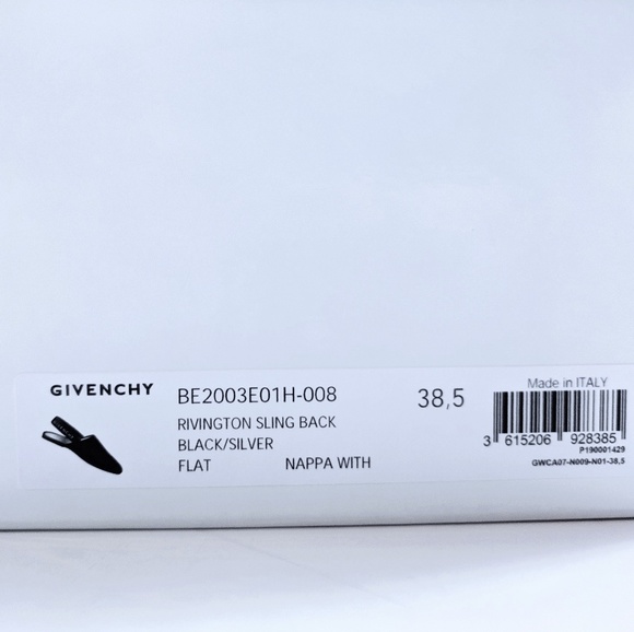 FINAL💥NIB🎁Givenchy Logo Rivington Leather Mules - Picture 7 of 8